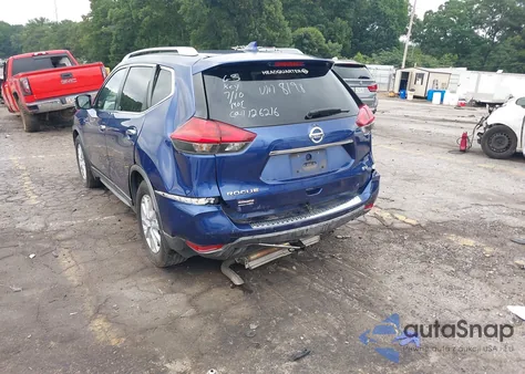 2017 Nissan Rogue Sv z USA, uszkodzony, nr VIN KNMAT2MTXHP578198